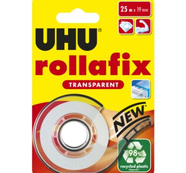 UHU Rollafix transparent dispencer