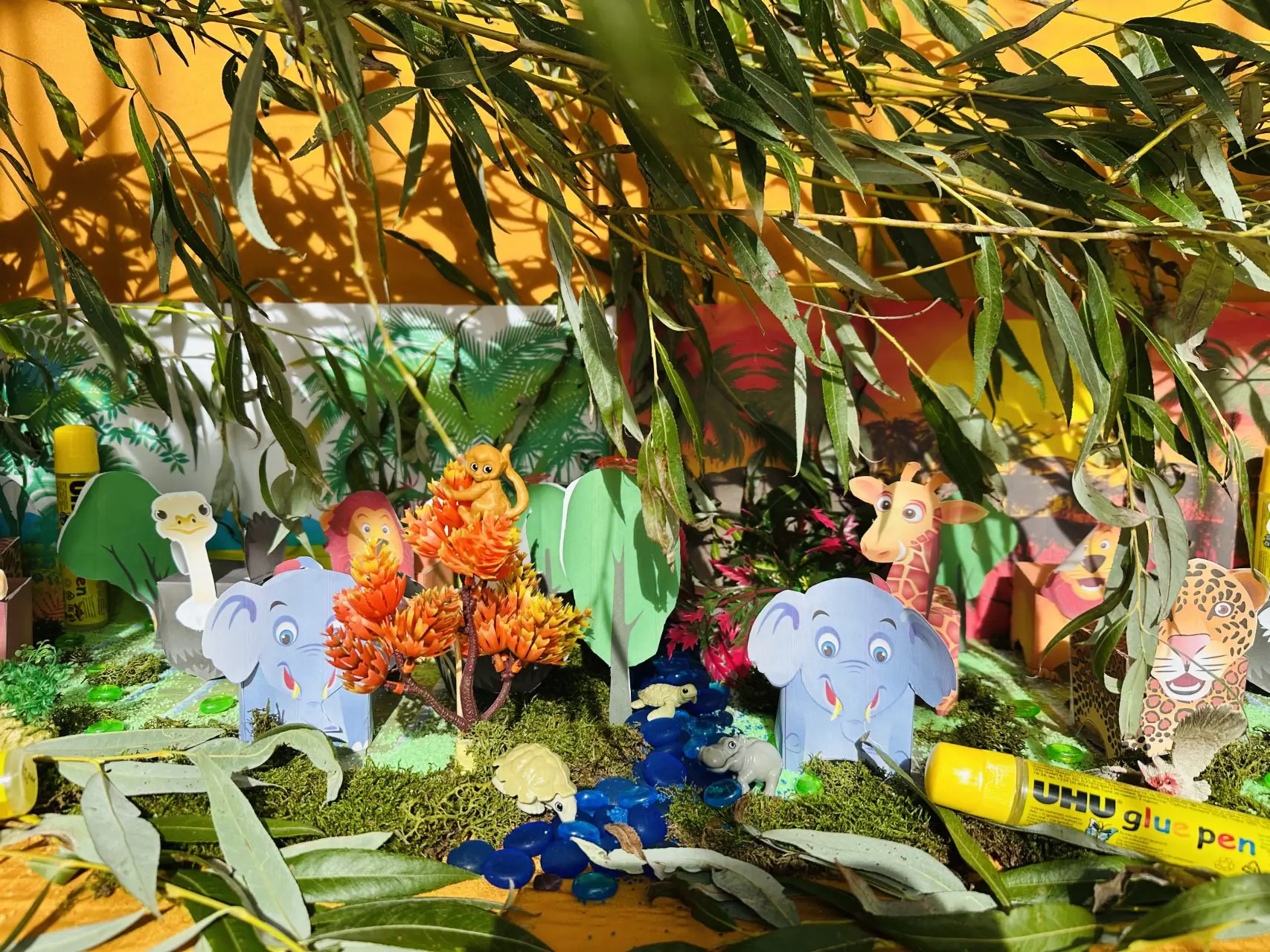 Prietenii Pădurii Tropicale 🤍🦓🐘🦘🦛