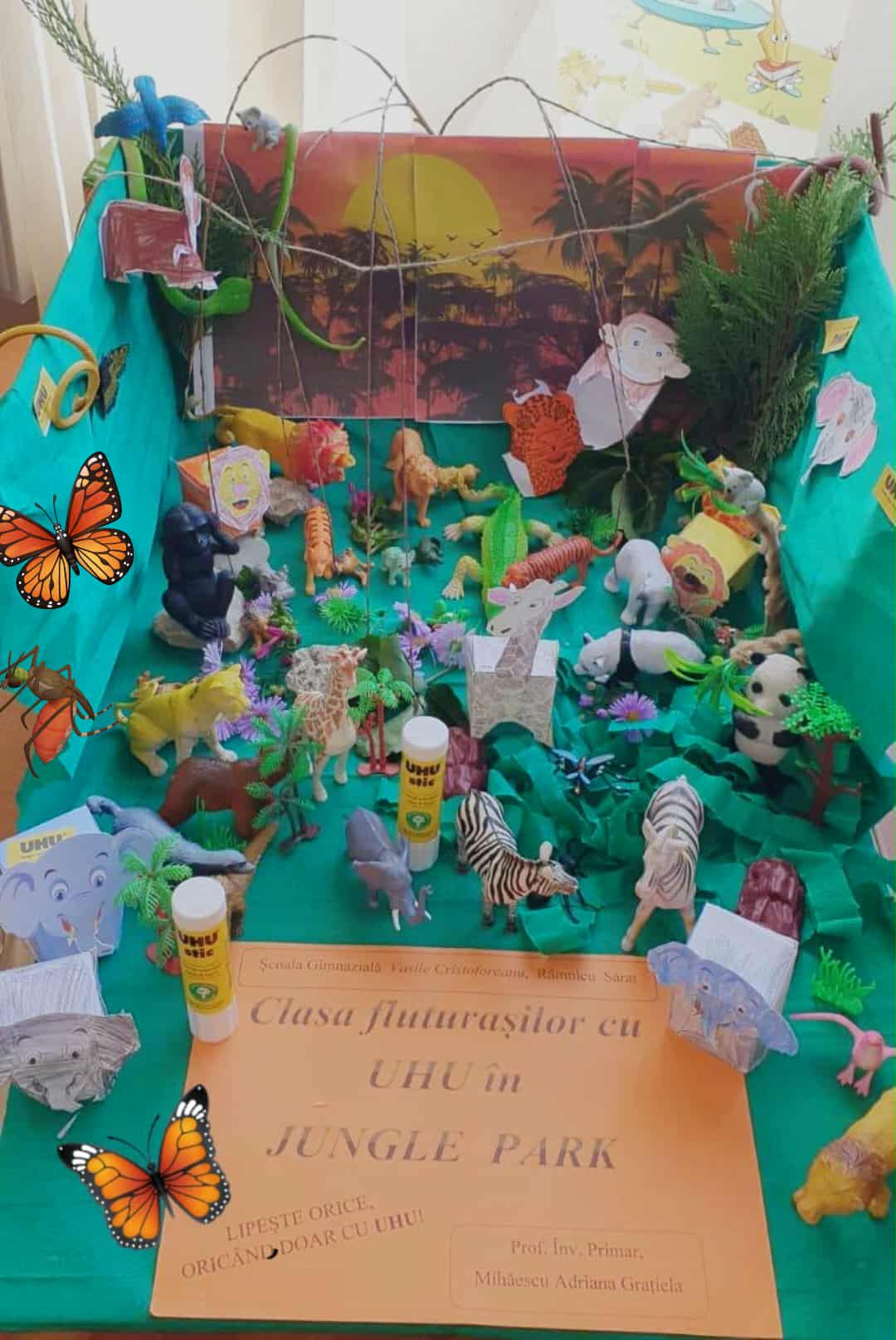 Clasa fluturașilor în Jungle Park