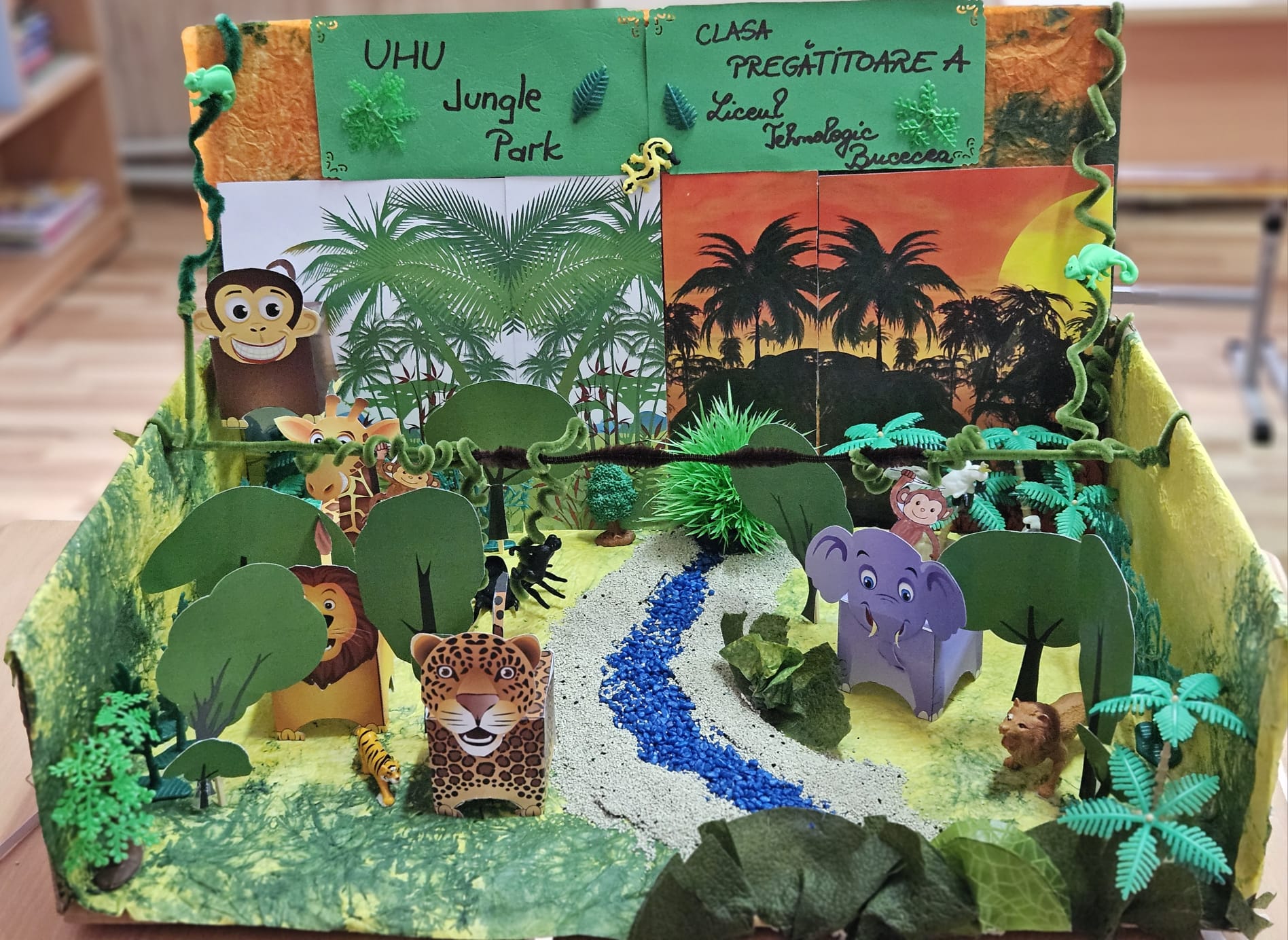 🌴🦁🐒 În clasa pregătitoare A, a LICEULUI TEHNOLOGIC BUCECEA, jungla a prins viață!