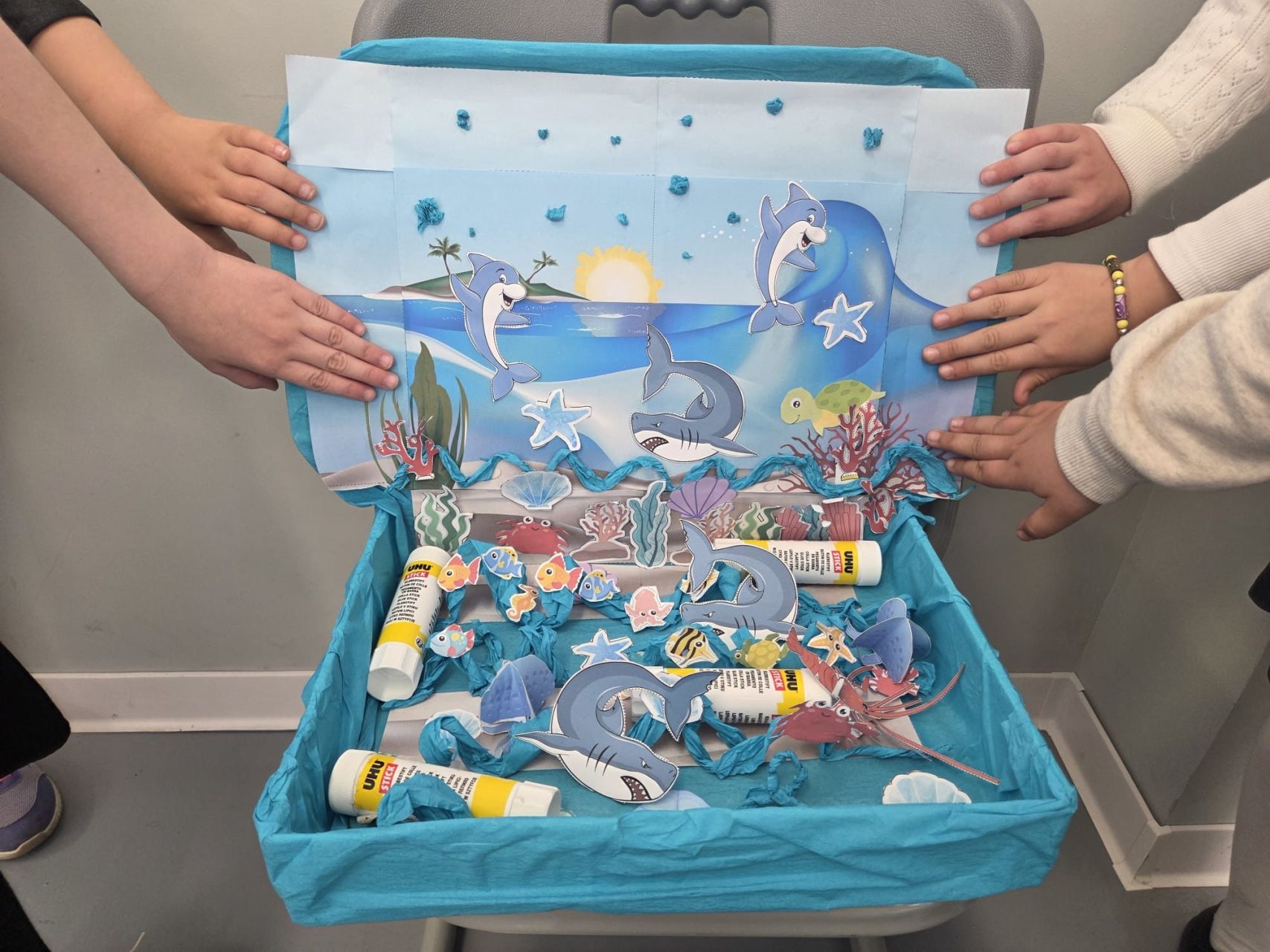 UHU Lumea Oceanului – dioramă