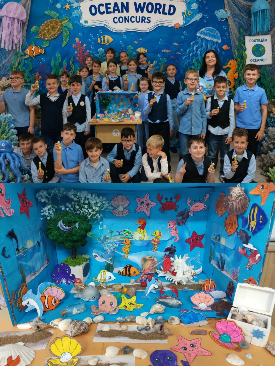 ” Minunile strumfilor în ocean”