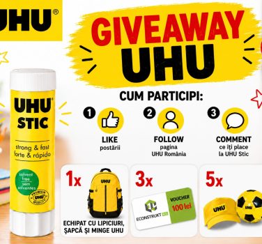 GIVEAWAY UHU STIC – Concurs Facebook